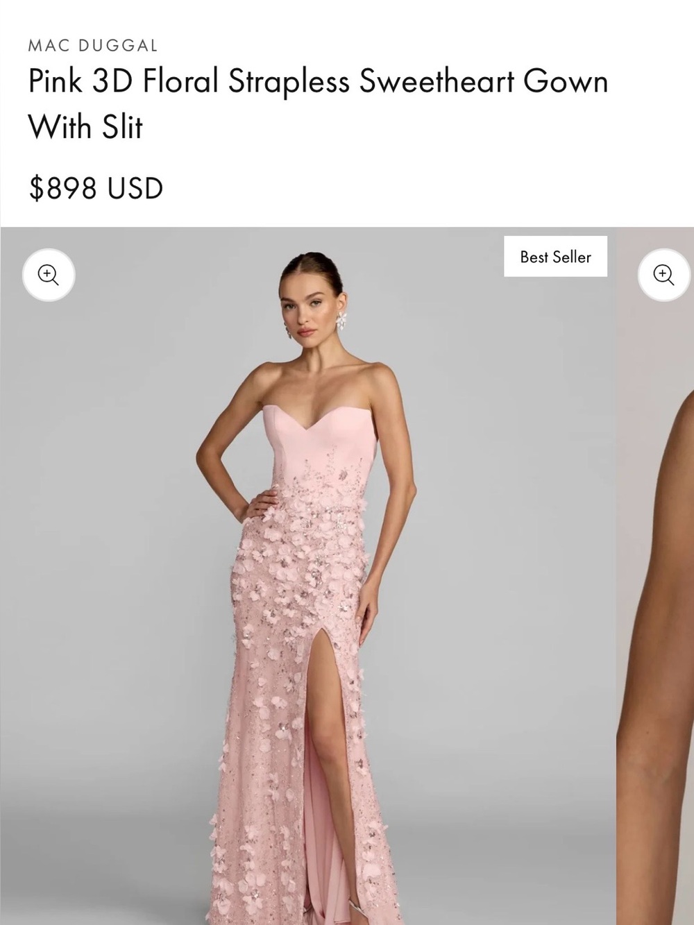 Mac Duggal Floral Dress size 10